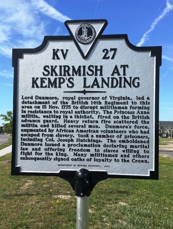 249th Anniversary of the Skirmish at Kemps Landing